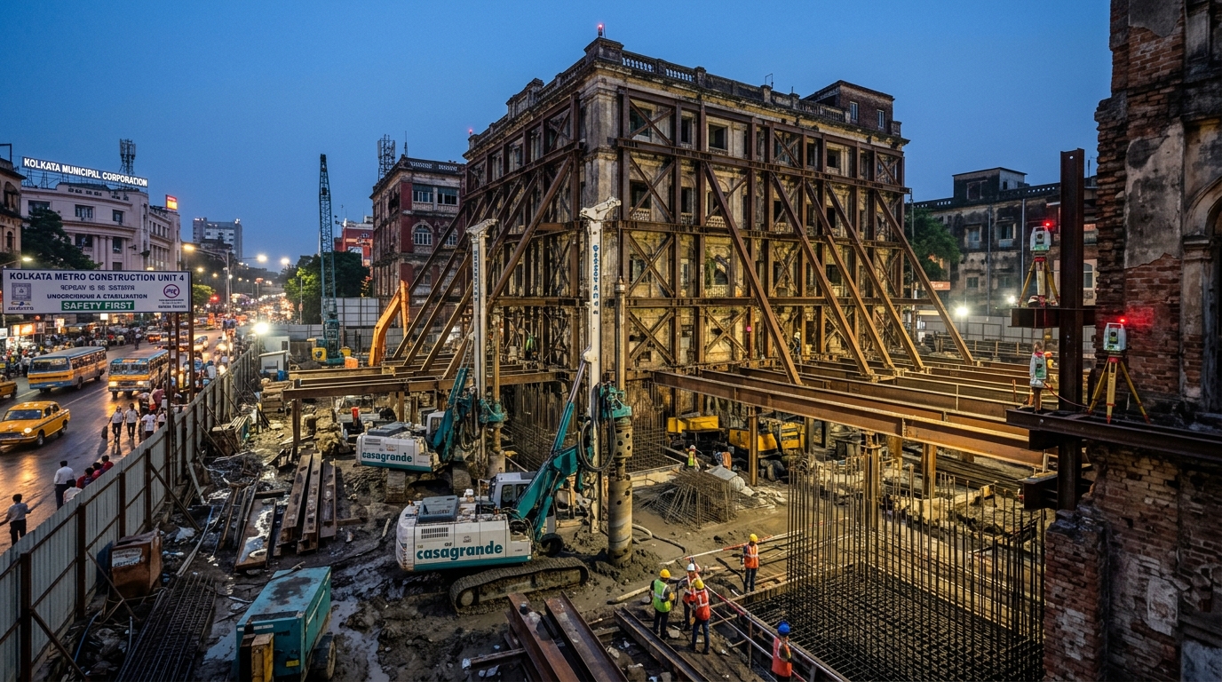 KMRCL Bowbazar Building Reconstruction